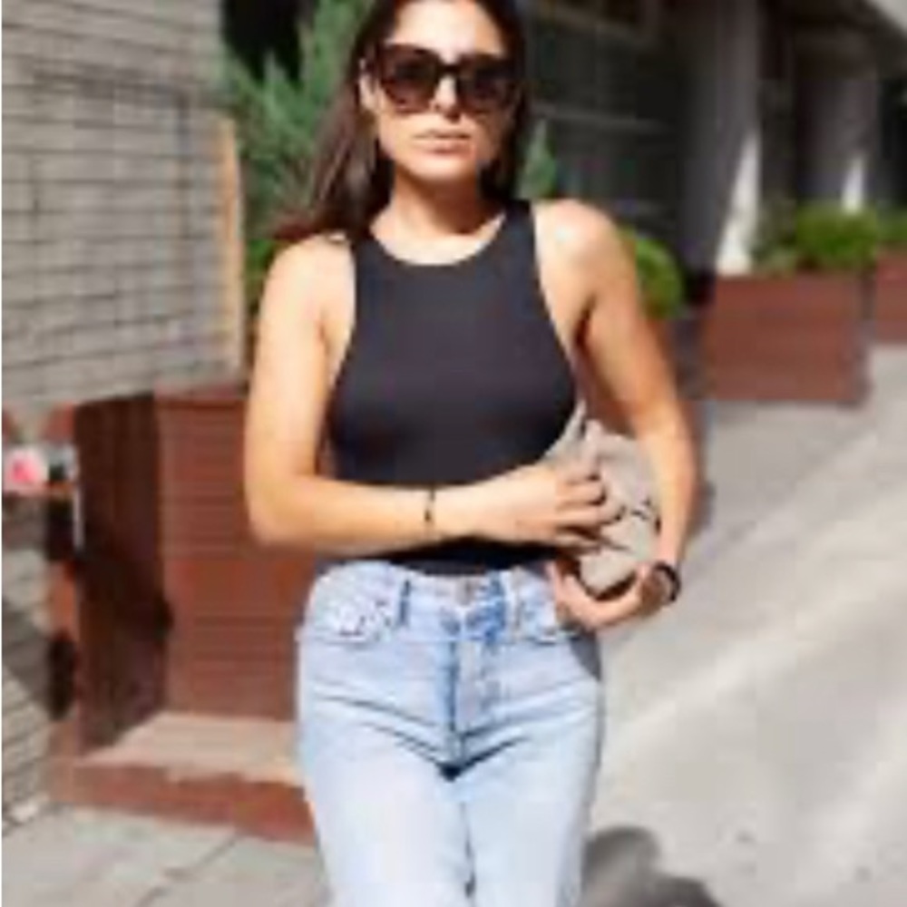 Zara halter neck bodysuit Black size L